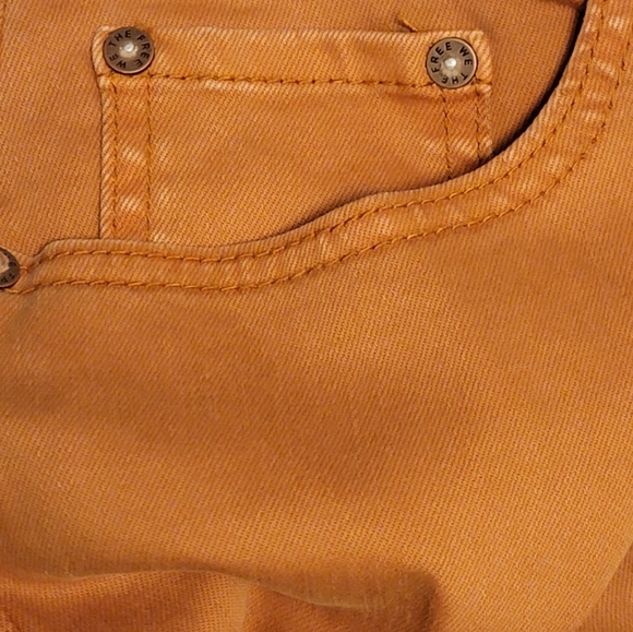 FREE PEOPLE- Super High Lace High Up Flare Jeans - Picture 3 of 7